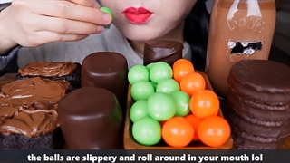 ASMR CHOCOLATE BALLS | NUTELLA CAKE | CHOC MARSHMALLOWS | WAGON WHEELS | HOT COCOA | EATING SOUNDS
