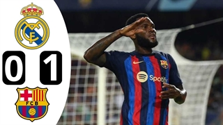 خلاصه بازی رئال مادرید 0-1 بارسلونا (11 اسفند 1401)