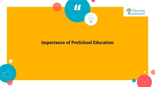 Importance of Preschool Education