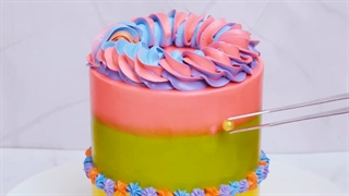 اموزش تزیین اسان و حرفه ای کیک