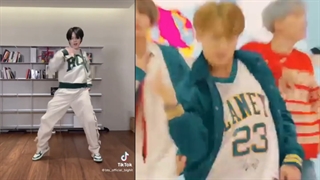 رقص تیک تاک جیمین