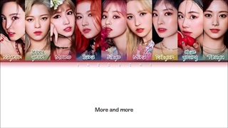لیریک آهنگ MORE & MORE از TWICE