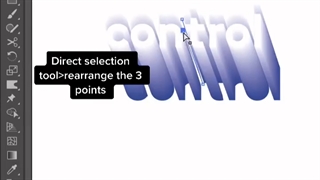 آموزش ساخت تکست گرافی در ایلستریتور