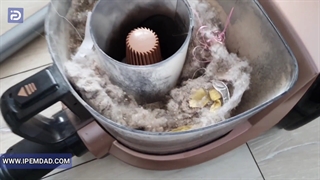 نحوه تمیز کردن جاروبرقی مخزن دار