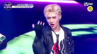 اجرای rush hour در برنامه boys planet