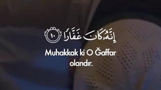 پس گفتم از پرودگارتان امرزش بخواهید که بسیار امرزنده است اسمان رابر شما..«فَقُلْتُ اسْتَغْفِرُوا رَبَّکُمْ»(ایه ۱۰تا۱۴سوره نوح)