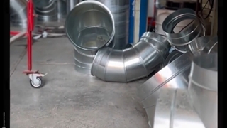 تولیدانواع کانال های اسپیرال و گرد و چهار گوش شرکت کولاک فن دریزد