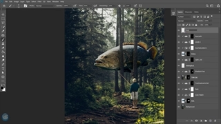 The Fish - Photoshop Manipulation Tutorial فتوشاپ