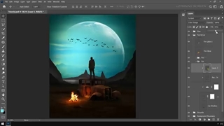 Fantasy View Photoshop Manipulation Tutorial|Speed Art فتوشاپ