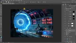 Scifi Portal Photoshop Manipulation Speed Art + PSD File فتوشاپ