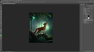 Fantasy Fox - Photoshop Manipulation Speed Art | Tutorial فتوشاپ