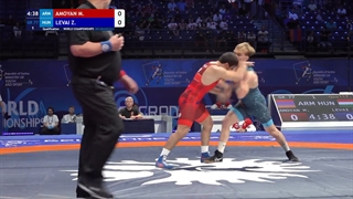 Zoltan LEVAI (HUN) df. Malkhas AMOYAN (ARM)  qualification