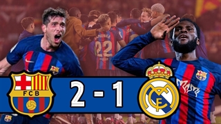فول مچ بازی بارسلونا 2-1 رئال مادرید (28 اسفند 1401)