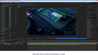 پروژه افترافکت لوگوموشن روی دستگاه دی جی + دانلود