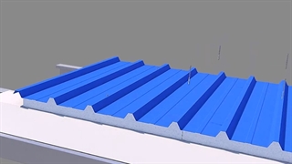 اجرای ساندویچ پانل در آریا بارون توس