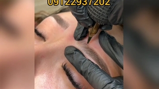 آموزشگاه فیبروز  میکروبلید میکروپیگنمنتیشن  با مدرک فنی حرفه ای آرایش دائم در آموزشگاه آرایشگری بانو نهال میدان انقلاب  ۸۸۹۴۸۴۰۶