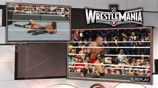 مسابقه رندی اورتون و ست رالینز در wrestlemania 31