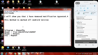Bypass And Removed Notification Spynote6.4 | https://t.me/SPF00X