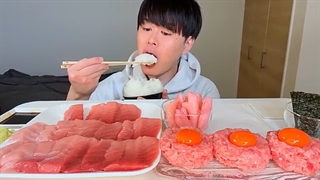 Maguro Otoro EATING SOUNDS MUKBANG | 먹방