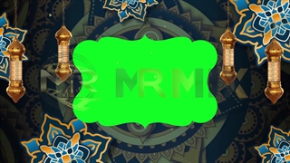 فوتیج پرده سبز کروماکی اسلایدشو با طرح اسلیمی