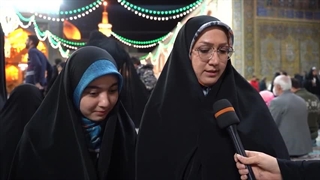 در انتظار رهبر عزیزمان در ابتدای سال  ۱۴۰۲ - حرم مطهر رضوی