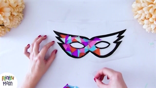 ساخت ماسک کارناوال با ظروف یکبارمصرف