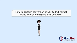 WholeClear NSF to PST Converter Software
