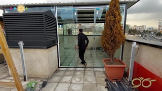 ساخت اتاق شیشه ای روی پشت بام - کاژه