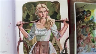 Cinderella painting