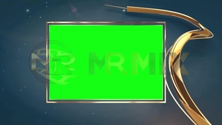 فوتیج پرده سبز  اسلایدشو کلیپ عروسی و تیزر با قاب طلایی