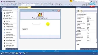 آموزش طراحی رابط کاربری در VB.NET برای طراحی نرم افزار مدیریت کتابخانه