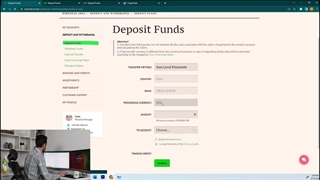 آموزش واریز وجه در بروکر فارکس چیف