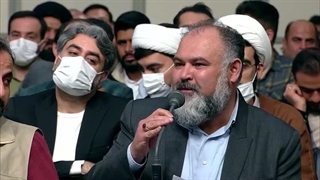 شعرخوانی آقای مهدی میرزا رسول زاده در دیدار رمضانی با رهبر معظم انقلاب ۱۴۰۲/۰۱/۱۶