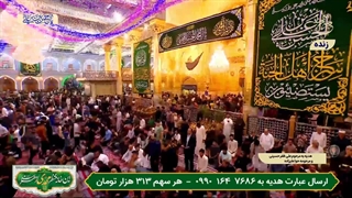 فیلم ضبط شده از نماز صبح حرم حضرت ابالفضل