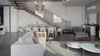 طراحی داخلی ویلای دوبلکس در گیلان (آستارا)