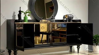 آینه کنسول چوبی شیک