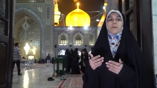 معتکفین جوانان دهه هشتادی رمضان المبارک ۱۴۰۲ در حرم مطهر رضوی