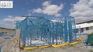 اجرای سازه ال اس اف