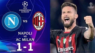 هایلایت بازی ناپولی 1-1 میلان (29 فروردین 1402)