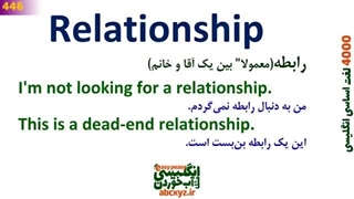 چهارهزار 4000 لغت اساسی و مهم انگلیسی به فارسی _ درس 12 _ 441~480