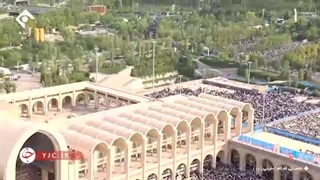 اشعار سیاسی حاج مهدی رسولی در مراسم عید سعید فطر ۱۴۰۲/۰۲/۰۲