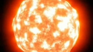 زمین در مقابل ستاره های بزرگ جهان