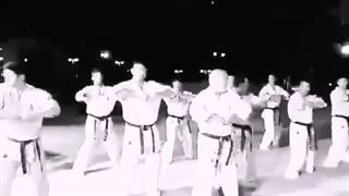 تمرینات کیوکوشین کاراته در پارک