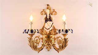 لوستر پذیرایی برنزی جدید پارس لوستر فراهانی