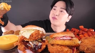 ASMR MUKBANG | Bugers 
