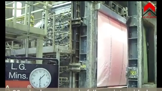 آزمایش مقاومت پرده ضد حریق