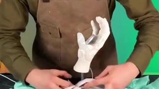 ساخت کوه آتشفشانی با قالب دست تزئینی دکوری نگهدارنده موبایل با آنی حامی Ani Hami