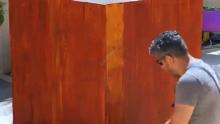 ساخت جکوزی و وان آبگرم با چوب پالت و منبع پلاستیک با آنی حامی Ani Hami