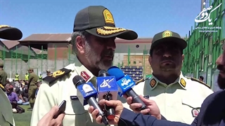 بازدید سردار عباسعلی محمدیان رئیس پلیس پایتخت از جمع آوری معتادان متجاهر در سطح تهران بزرگ