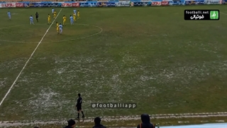 وضعیت اسفناک ورزشگاه شهدای هفت تیر بابل پیش از آغاز دیدار دو تیم پارس جنوبی جم و دریا بابل